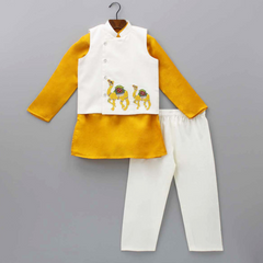 AZ-444 | Panjabi Koti Set